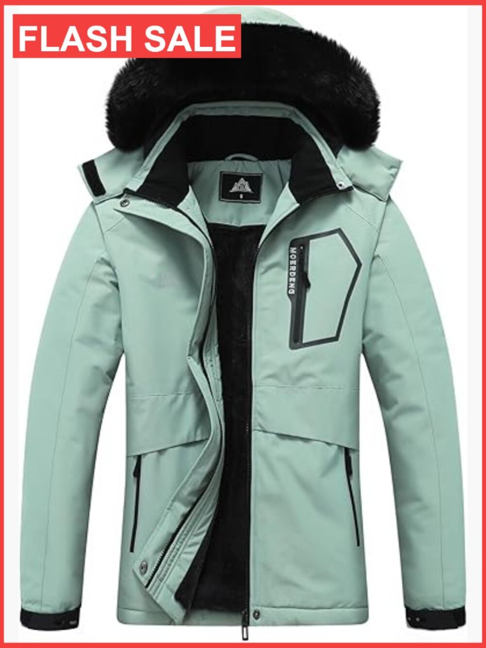 Women's Waterproof Snow Ski Jacket Warm Insulated Winter Coat Softshell Hiking